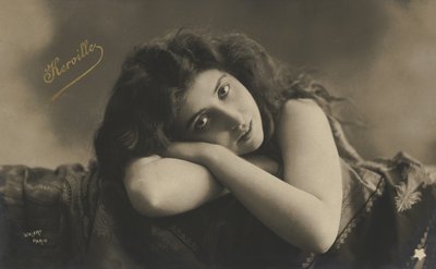 Reclining girl by French Photographer